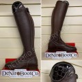 DENIRO SALENTINO LACED BROWN BOOT LUCIDI MOKA TOP & PIPE